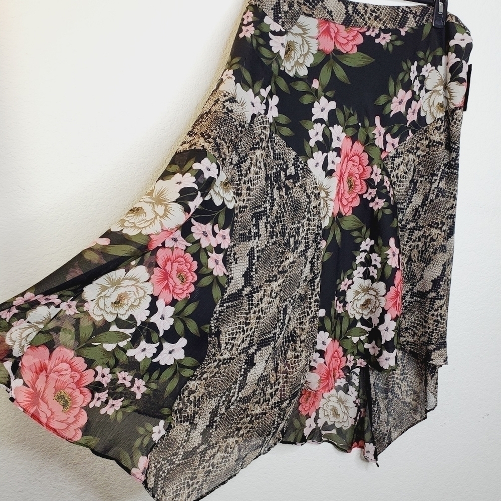 INC SKIRT PLUS SIZE 22W MIX PRINT FLORAL‎ SUMMER - Picture 5 of 14